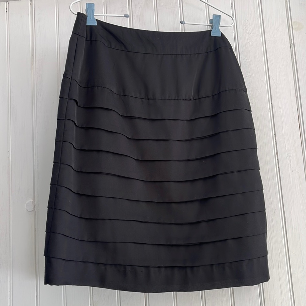 Calvin Klein Black Career Dressy Skirt 8